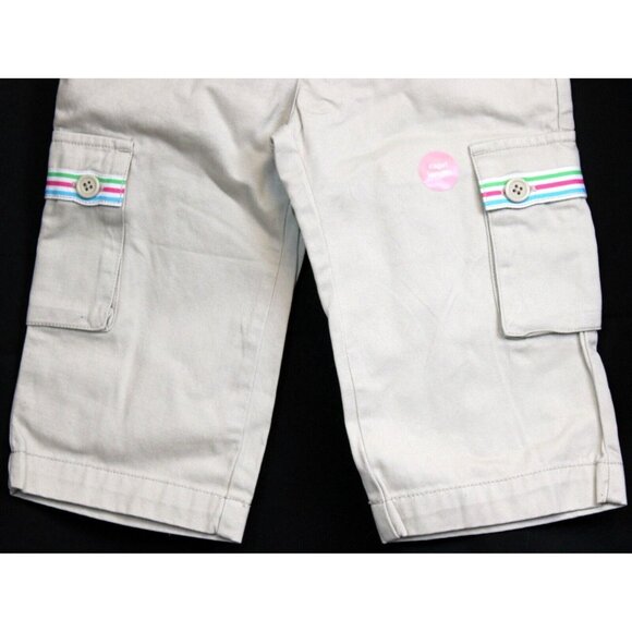 NEW 2008 Gymboree Tennis Match 2pc sz 4 Khaki Capris Hooded Shirt Dots Spring - Picture 4 of 11